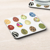 bunte Ostereier Untersetzer (Linke Seite)