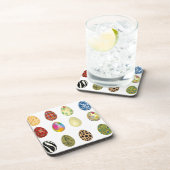 bunte Ostereier Untersetzer (Rechte Seite)