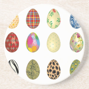 bunte Ostereier Untersetzer
