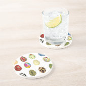 bunte Ostereier Untersetzer (Seite)