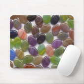Bunte ovale Steinperlen Mousepad (Mit Mouse)