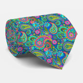 Bunte Paisley-Hals-Krawatte Krawatte (Gerollt)