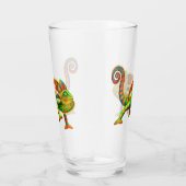 Bunte Panther-Chamäleon-Eidechsen-Glas-Trommel Glas (Rechts)