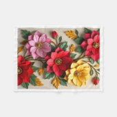 Bunte Papierblumen Decke (Vorderseite (Horizontal))