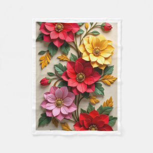 Bunte Papierblumen Decke