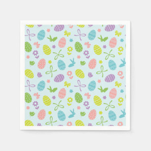 Bunte Papierserviette des