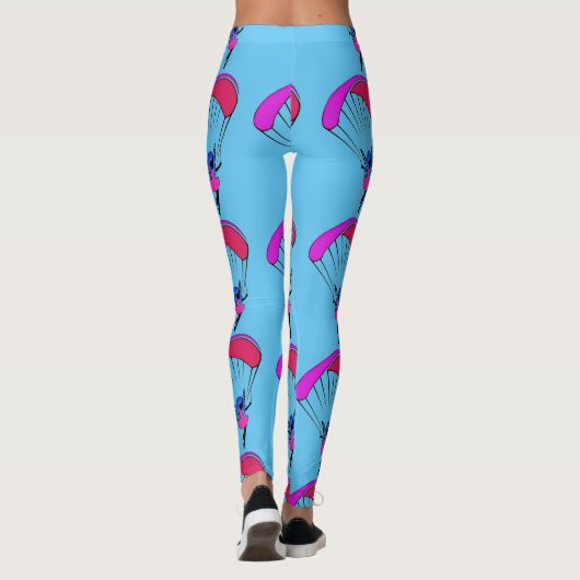 bunte paraglide Elf-Leggings Leggings (Rückseite)