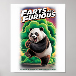 Bunte Parodie-Film auf einem Weißen Poster