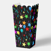 Bunte Party-Ballons und Sterne Geschenkschachtel (Vorderseite)