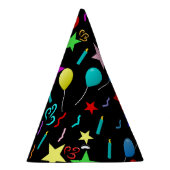 Bunte Party-Ballons und Sterne Partyhütchen (Rechts)