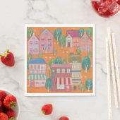 Bunte Party-Papier-Tischservietten Serviette (Beispiel)