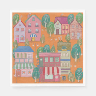 Bunte Party-Papier-Tischservietten Serviette