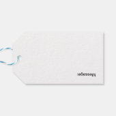 Bunte Pasta Geschenkanhänger (Rückseite Horizontal)