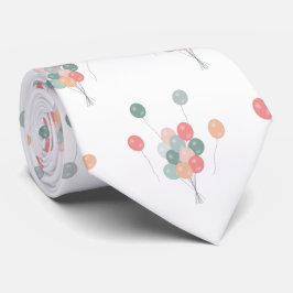 Bunte Pastell Party Balloons Krawatte