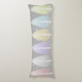 Bunte Pastellbaum-Winter-moderne Kunst Seitenschläferkissen (Vorderseite Vertikal)