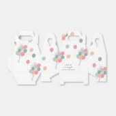 Bunte Pastelle Geburtstagsparty Balloons Moderne Geschenkschachtel (Ungefaltet)