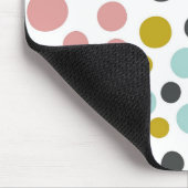 Bunte PastellMausunterlage der Tupfen-| Mousepad (Ecke)