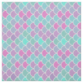 Bunte Pastellmeerjungfrauskala Stoff (Muster)