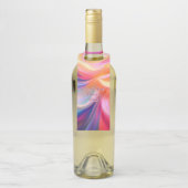 Bunte Pastellseide Flaschenanhänger (Auf Flasche)