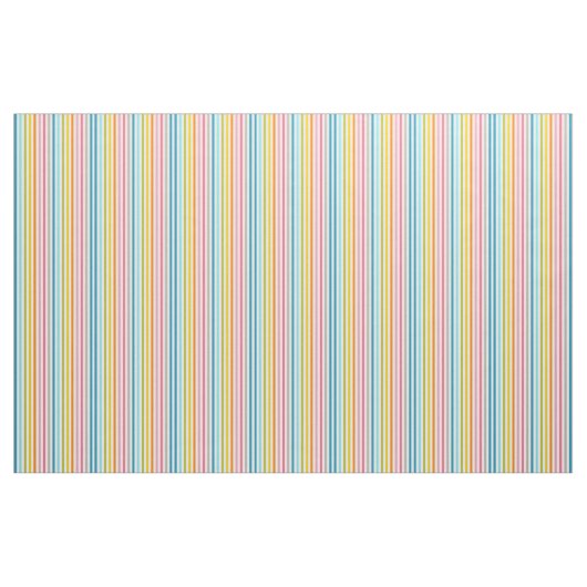 Bunte Pastellstreifen Stoff (Fat Quarter (45,7 x 55,9 cm))