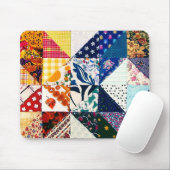 Bunte Patchwork-Steppdecke Mousepad (Mit Mouse)