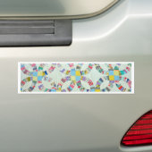Bunte Patchworksteppdecke Autoaufkleber (Auf Auto)