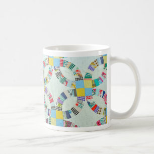 Bunte Patchworksteppdecke Kaffeetasse