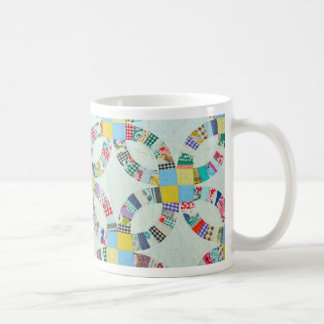 Bunte Patchworksteppdecke Kaffeetasse