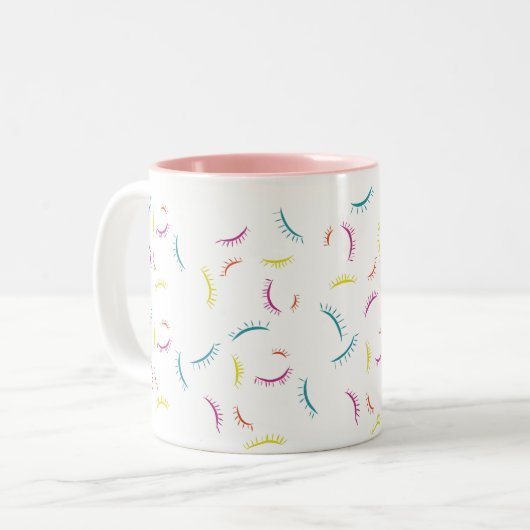 Bunte Peitschen-Tasse Zweifarbige Tasse (Vorderseite Links)
