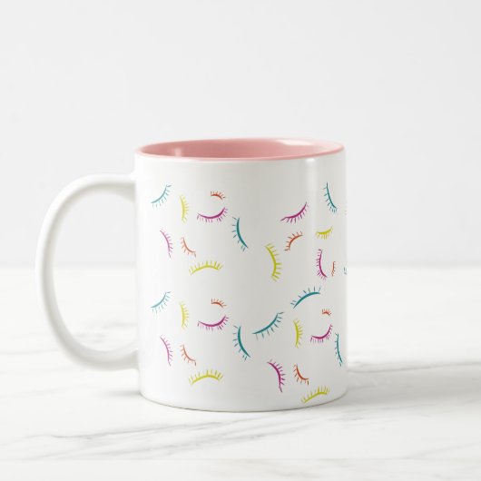 Bunte Peitschen-Tasse Zweifarbige Tasse (Links)