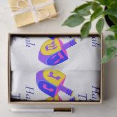 Bunte personalisierte Spaß-Kinder Chanukkas Seidenpapier (Geschenk)
