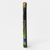 Bunte Pfauenfeder-Muster Case-Mate iPhone Hülle (Hinten/Links)