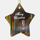 Bunte Pfeifenorgelverzierung Keramik Ornament (Links)