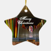 Bunte Pfeifenorgelverzierung Keramik Ornament (Hinten)