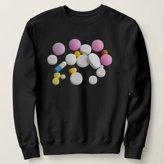 Bunte Pillen Sweatshirt (Design vorne)