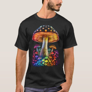 Bunte Pilz-Fantasie-Kunst-Pilz T-Shirt