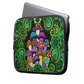 Bunte Pilz-Laptop-Hülse Laptopschutzhülle (Vorderseite Links)