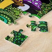 Bunte Pilz-Puzzle Puzzle (Seite)