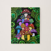 Bunte Pilz-Puzzle Puzzle (Vertikal)