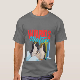Bunte Pinguinfamilienliebe T-Shirt
