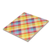 Bunte Pixelated karierte Fliese (Seite)