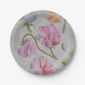 BUNTE PLATTERBSEN-PAPIERplatte Pappteller (Vorderseite)