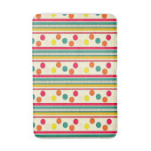 bunte Pokadot-Kreise Badezimmer Badewanne Badematte (Vorderseite Vertikal)