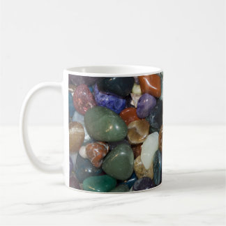 Bunte Poliersteine Kaffeetasse
