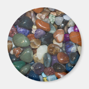 Bunte Poliersteine Magnet