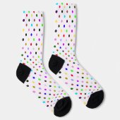 Bunte Polka Docks Socken (Rechts)