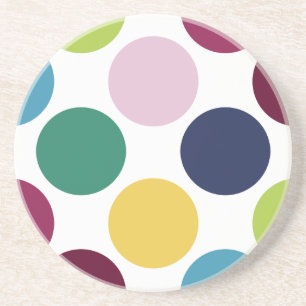 Bunte Polka Dot Bubble Round Dot Polka Untersetzer