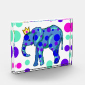 Bunte Polka Dot Foto Block (Links)