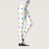Bunte Polka Dots Spandex Leggings (Rechts)