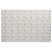 Bunte Polka-Punkte auf Grau. Stoff (Fat Quarter (45,7 x 55,9 cm))